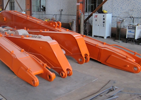 Extended Reach Excavator Booms Q355B Q420/550/690 OEM Geel 10-30 meter