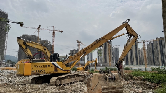 35 ton hoog op maat gemaakte graafmachine Long Reach Demolition Boom voor het slopen van gebouwen met fabriekshoge standaard QC-controle