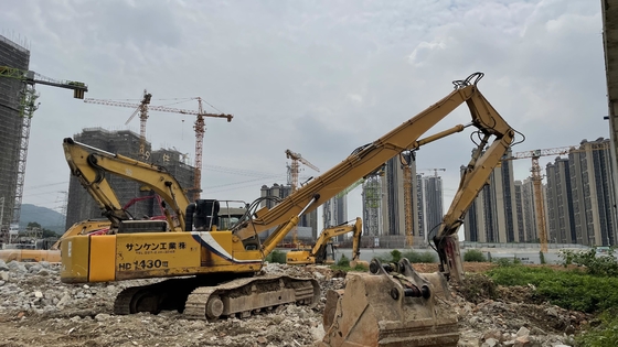OEM Lang Hoog het Bereikwapen van Booms Demolition Excavator van het Bereikgraafwerktuig