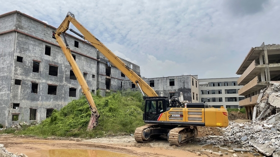 35 ton hoog op maat gemaakte graafmachine Long Reach Demolition Boom voor het slopen van gebouwen met fabriekshoge standaard QC-controle