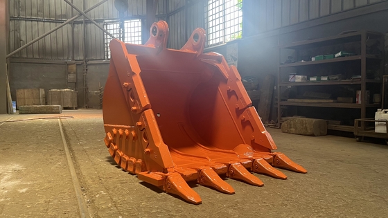 Graafmachine Rock Bucket met Hardox400 Custom Weight Heavy Duty Tanden