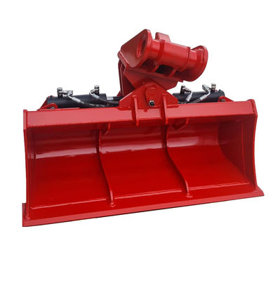 Graafmachine Hydraulische kantelbak 1,2 m3 capaciteit Breed kantelbare slootbak bevestiging voor 25-30 ton graafmachine PC260 CAT329 DX300 R305 SY305 XE260 Constructiegravers