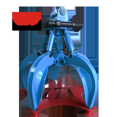 Huitong Graafmachine Sinaasappelschilgrijper voor 37-46 Ton Graafmachines voor Schroot / Afvalverwerking Aangepast CE-certificaat