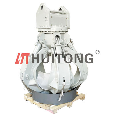 Huitong Graafmachine Sinaasappelschilgrijper voor 37-46 Ton Graafmachines voor Schroot / Afvalverwerking Aangepast CE-certificaat