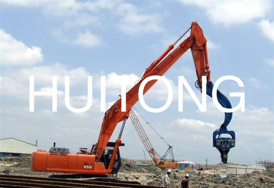 Heavy Duty Versterkt Piling Boom Fit 30-38Ton Graafmachine CAT330 PC350 SH300 SH330 voor Foundation Piling Solar Post & Construction Pile Works