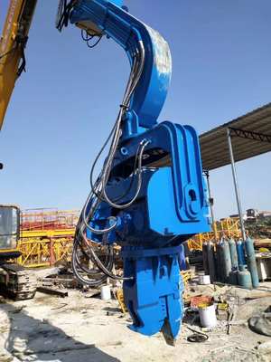 HT250 Duurzame Hydraulische Pile Driving Hammer Fit 20-24T Graafmachine PC200 SH220 voor gemeentelijke en landelijke stapelprojecten