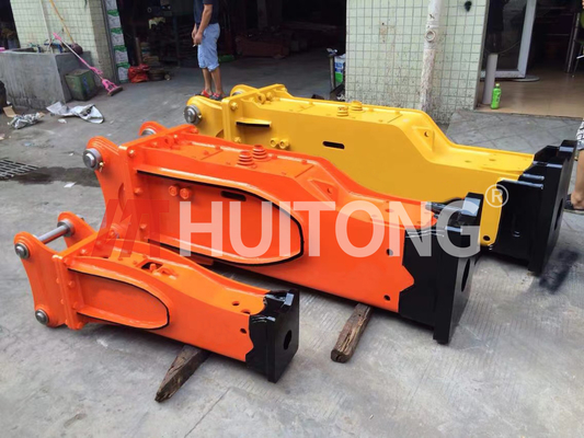 Huitong Silence/Box Type Hydraulic Hammer 650 KG voor graafmachines van 7-14 ton, OEM Beschikbaar CE-certificaat