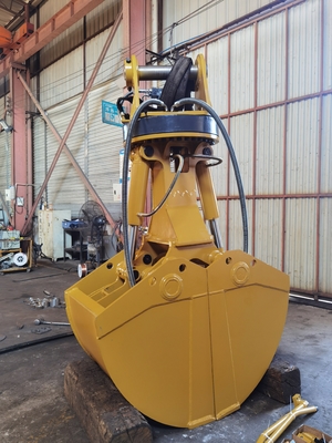 Graafmachine Onderdelen Vervaardigd Huitong Grijperbak voor 3-5 Ton Graafmachines Geëtste Roestvrijstalen Landingsplaat CE Gecertificeerd