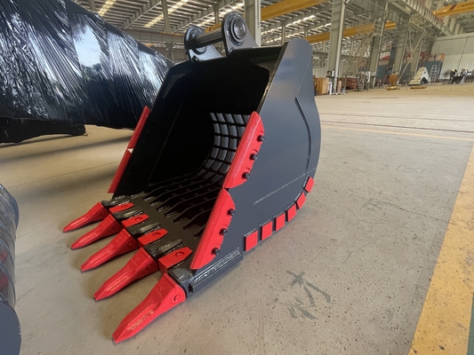 Huitong Graafmachine Rotsbak met Omkeerbare Tanden, 25 T Mijnbouwbak voor Groeve/Sloop, OEM Beschikbaar