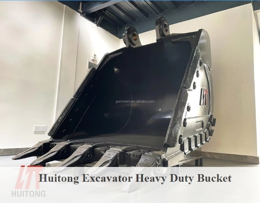 Huitong Graafmachine Rotsbak met Omkeerbare Tanden, 25 T Mijnbouwbak voor Groeve/Sloop, OEM Beschikbaar