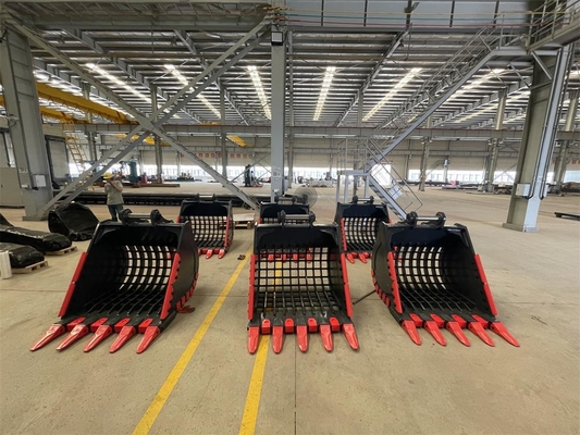 Huitong Graafmachine Rotsbak met Omkeerbare Tanden, 25 T Mijnbouwbak voor Groeve/Sloop, OEM Beschikbaar