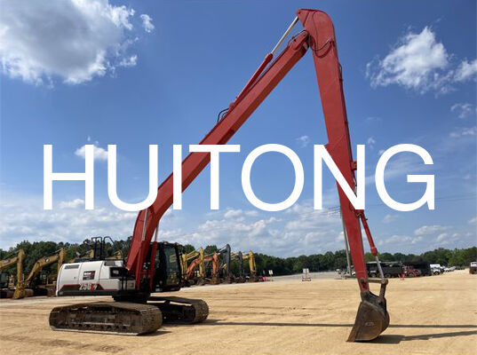 24M zware giek en arm met lange reikwijdte, baggeren Verlengde arm voor grote mijnbouwgraafmachine van 74 ton, geschikt voor CAT374GC EC750E PC750 SY750H XE750GK PRO voor rivierbaggeren Reservoirterugwinning diepe fundering