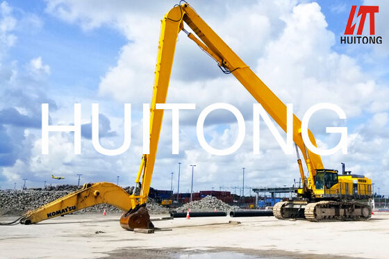 2M Long Reach Boom And Arm Heavy Duty Extended Dredging Arm Voor 41-45 Ton Excavator Fit PC450 CAT345GC ZX450 SK450 DX450 R455 EC450 SY465H XE450DK CLG945E
