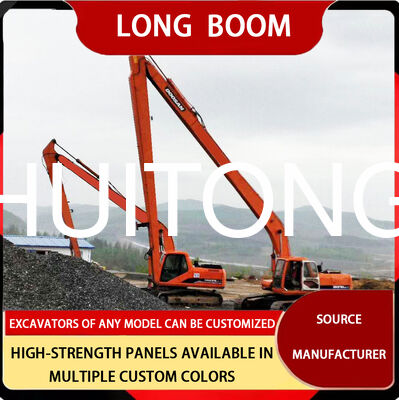 2M Long Reach Boom And Arm Heavy Duty Extended Dredging Arm Voor 41-45 Ton Excavator Fit PC450 CAT345GC ZX450 SK450 DX450 R455 EC450 SY465H XE450DK CLG945E