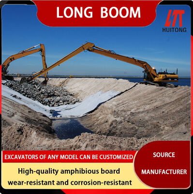 Zware gele graafmachine booms Q355B Q420/550/690 10-30 meter lengte