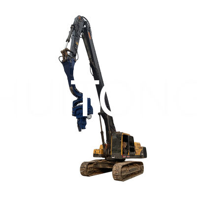 Heavy Duty Reinforced Piling Boom Arm for 30 to 38 Ton PC300 EX350 Excavators for Foundation Piling and Solar Post Installation