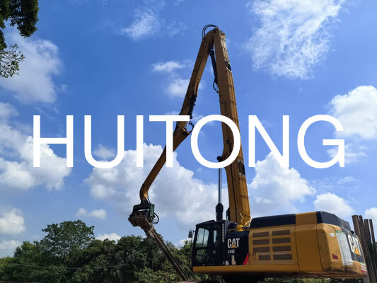 EXCAVATOR Piling Boom voor PC200/CAT320 11,5m voor Bescherming van Rivierdijken/Behandeling van Zachte Grond voor Spoorwegen & Snelwegen