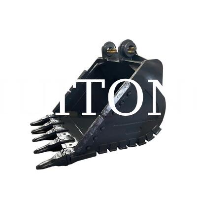 MINING Heavy Duty Rock Bucket voor PC600/CAT360 3.0cbm voor Hard Rock Uitgraving/Verwerking Gebroken Steen/Sloopwerkzaamheden