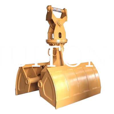 Fabrieksvoorziening Graafmachine Hydraulische Clamshell Bucket HUITONG Hoogwaardig Q355B Materiaal 6-10Ton 0,6m voor materiaalherbehandelingen/grondslagsgravingen/laden en lossen in scheepsruimte