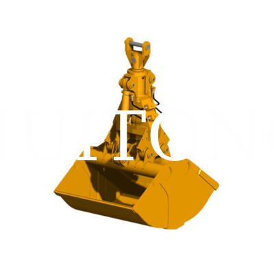 Fabrieksvoorziening Graafmachine Hydraulische Clamshell Bucket HUITONG Hoogwaardig Q355B Materiaal 17-20Ton 1,0-1,2m voor materiaalherbewerking/fundamentengraven/laden en lossen in scheepsruimte