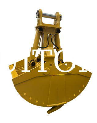 Fabrieksvoorziening Graafmachine Hydraulische Clamshell Bucket HUITONG Hoogwaardig Q355B Materiaal 17-20Ton 1,0-1,2m voor materiaalherbewerking/fundamentengraven/laden en lossen in scheepsruimte