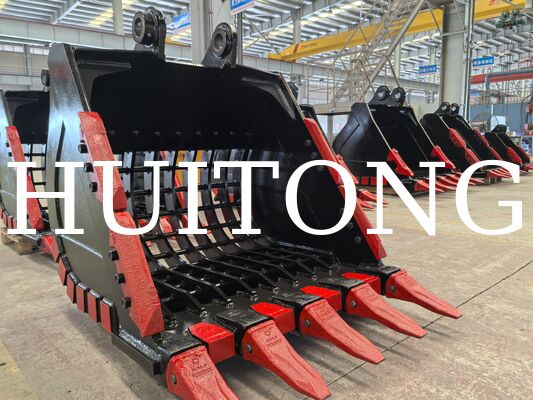 Excavator Skeleton Bucket voor PC320/CAT332 1,5cbm voor het rangschikken van grind/sorting en screening van materiaal/scheiden van rotsen van bovengrond