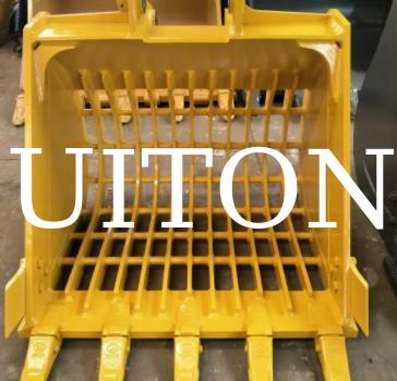 Excavator Skeleton Bucket voor PC320/CAT332 1,5cbm voor het rangschikken van grind/sorting en screening van materiaal/scheiden van rotsen van bovengrond