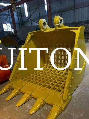 Excavator Skeleton Bucket voor PC350/CAT335 1.6cbm voor het rangschikken van grind/sorting en screening van materiaal/scheiden van rotsen van bovengrond