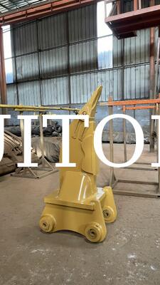Single Shank Excavator Ripper for 3 to 5 Ton Mini Excavators Kubota U35 CAT305 PC40 Hard Soil Loosening