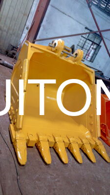 MINING Heavy Duty Rock Bucket voor PC200/CAT320 0,8cbm voor Hard Rock Excavation/Handling Blasted Rock/Demolition Works
