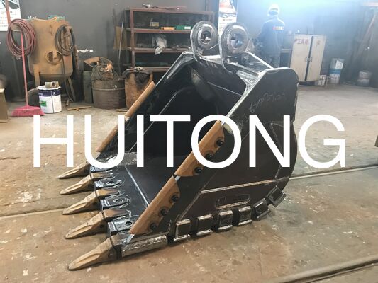 MINING Heavy Duty Rock Bucket voor PC200/CAT320 0,8cbm voor Hard Rock Excavation/Handling Blasted Rock/Demolition Works