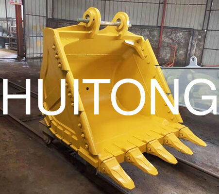 MINING Heavy Duty Rock Bucket voor PC200/CAT320 0,8cbm voor Hard Rock Excavation/Handling Blasted Rock/Demolition Works