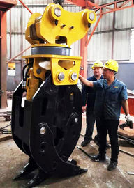 OEM 2-40 Ton Excavator Rotating Grapple for Wood/Tree/Rock Grabbing