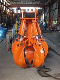 Q345B de Schilgreep van graafwerktuighydraulic rotating orange