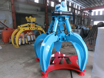 HUITONG Graafmachine Aanhangsel Hydraulische Oranje Schil Grijp 5-60 Ton Hydraulische Schroot Grijp te koop