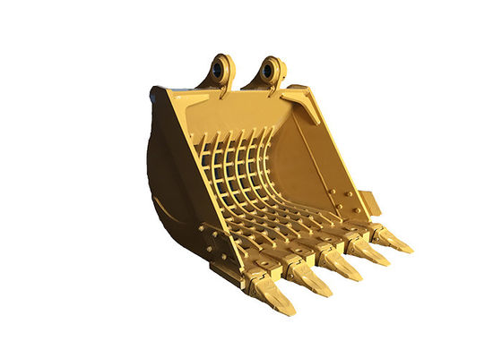 Graafmachine Garbing Sieving Bucket Heavy Duty Hardox450 Geel/Zwart 0,2-2,8 kubieke meter