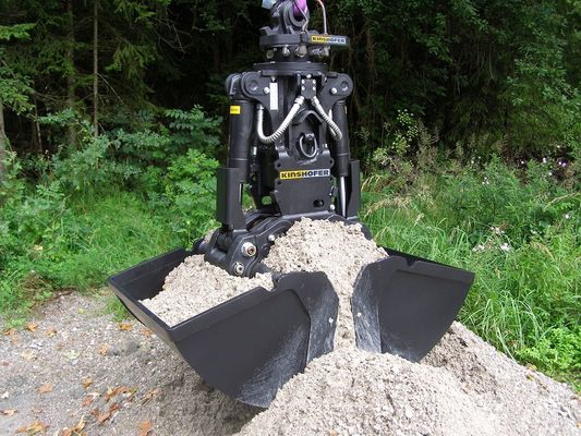 360 Graad Roterende Graafwerktuig Clamshell Bucket For Beperkte het Werk Ruimte