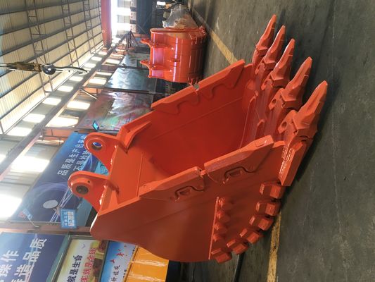 Op maat gemaakte graafmachine emmer Q355 Nieuwe rots emmer 280-4300kg Gewicht