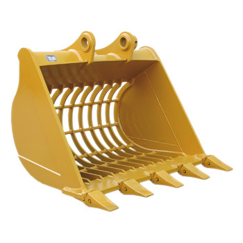 Grote capaciteit graafmachine zeef emmer op maat 45 ton graafmachine skelet reiniging emmer Factory directe verkoop