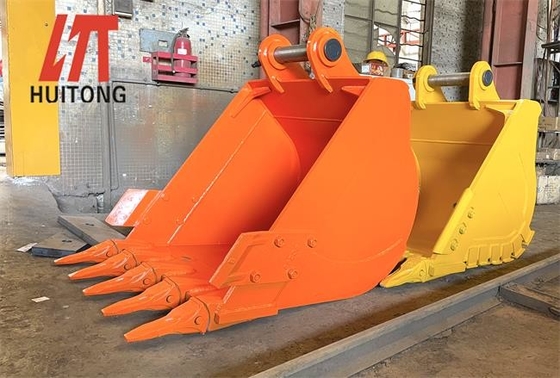 Kracht Zwarte / Gele Graafmachine Bucket met een capaciteit van 1,4cbm