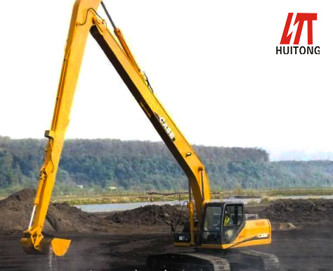 Verlengde lengte Long Reach Excavator Boom Geel Kleur voor slibverwijdering Afbraak Mijnbouw