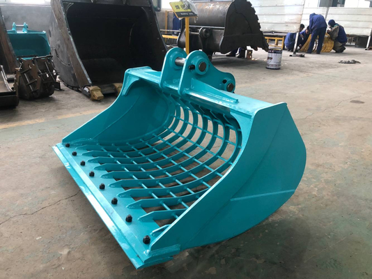 2.1M3 Excavator Sieve Bucket Voor 45Ton Excavator Tranche Cleaning Skeleton Bucket Hoogwaardige bevestiging