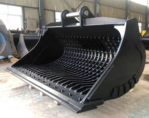 2.1M3 Excavator Sieve Bucket Voor 45Ton Excavator Tranche Cleaning Skeleton Bucket Hoogwaardige bevestiging