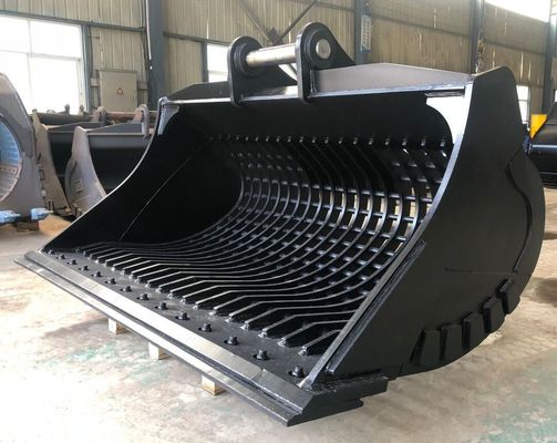Op maat gemaakte graafmachine Skeleton Bucket 31-35ton Graafmachine 1,5m3 PC350 EX350 voor graafmachine voor het screenen van rotsen