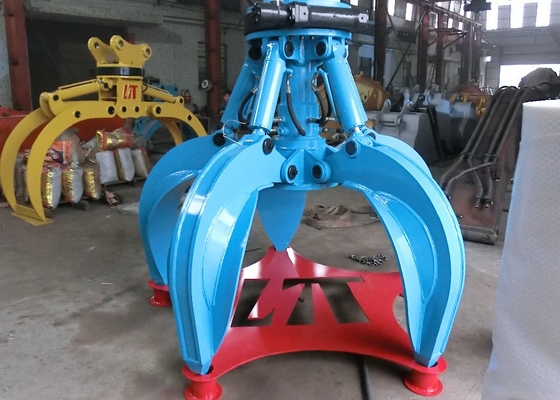Nieuwe graafmachine aansluiting schil grijpen emmer aangepast graver hydraulische sinaasappelschil grijper te koop
