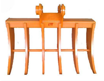Stalen graafmachine borstelrek met scherpe tinnen Standaardvorm 200-4000 kg voor ideale graafwerkzaamheden