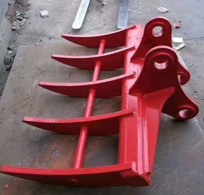 Grondborstel voor graafmachines 16T CAT315 Bouwbedrijf Graafmachine Rake Fabriek Geproduceerd Direct Verkoop