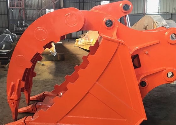 OEM 30Ton aangepaste grote capaciteit graafmachine duim emmer voor CAT330 Grijp bevestiging Q355B / NM400 / HARDOX 450