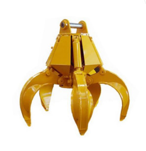 30 ton aangepaste oranje schil emmer roterende hydraulische oranje schroothoop emmer bouwmachines aanhangsel met fabrieksprijs