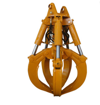4-6 kaakgraafwerktuig Orange Peel Grab 3-45 Ton Excavator Rotating Hydraulic Grapple